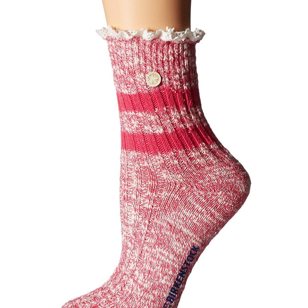 Birkenstock Fashion Slub Lace -Barberry Sorbet